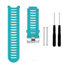 Solid Color Silicone Watch Band for Garmin Forerunner 910XT(Mint Green)