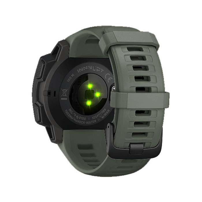 Silicone Watch Band for Garmin Instinct 22mm, Host not Included(Army Green)