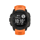 Silicone Watch Band for Garmin Instinct 22mm, Host not Included(Orange)