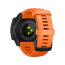 Silicone Watch Band for Garmin Instinct 22mm, Host not Included(Orange)