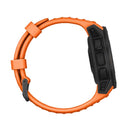 Silicone Watch Band for Garmin Instinct 22mm, Host not Included(Orange)