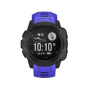 Silicone Watch Band for Garmin Instinct 22mm, Host not Included(Sapphire Blue)