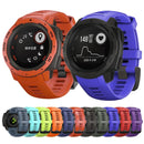 Silicone Watch Band for Garmin Instinct 22mm, Host not Included(Coral Red)