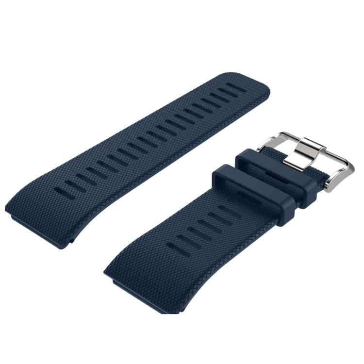 Silicone Sport Watch Band for Garmin Vivoactive HR(Dark Blue)