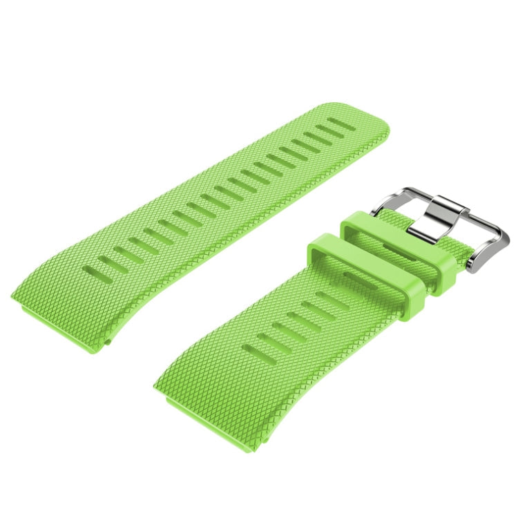 Silicone Sport Watch Band for Garmin Vivoactive HR(Green)