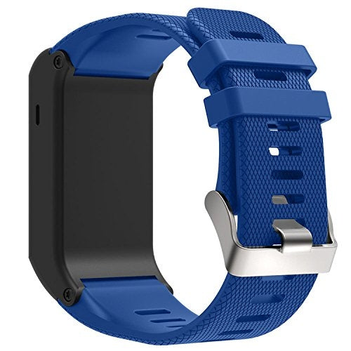 Silicone Sport Watch Band for Garmin Vivoactive HR(Blue)