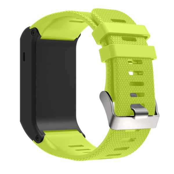 Silicone Sport Watch Band for Garmin Vivoactive HR(Cyan)