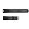 Silicone Sport Watch Band for Garmin Vivosmart HR(Black)