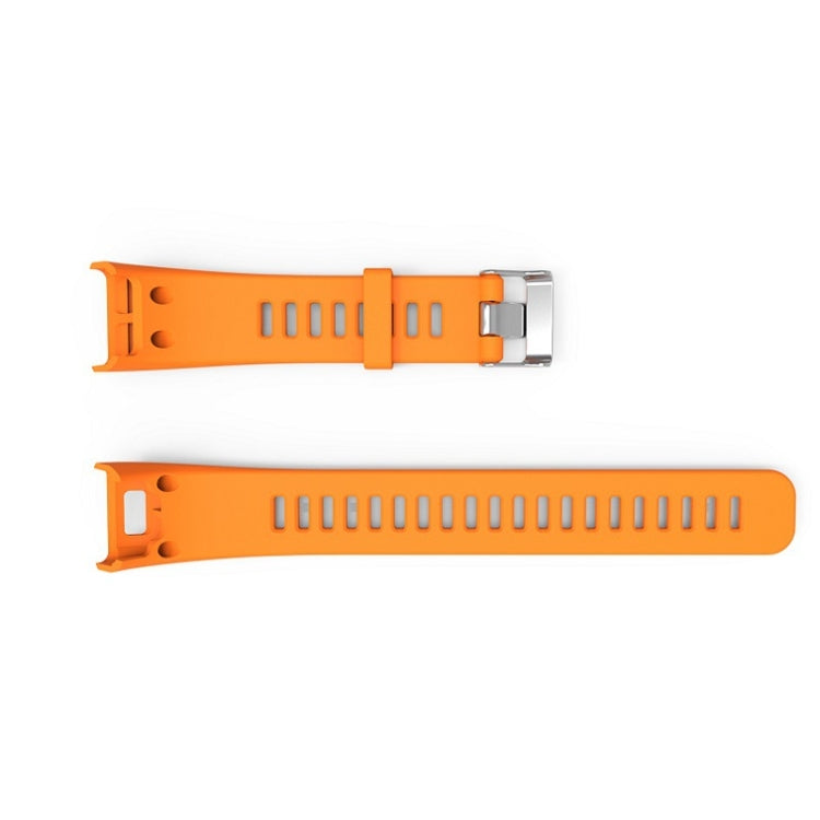 Silicone Sport Watch Band for Garmin Vivosmart HR(Orange)
