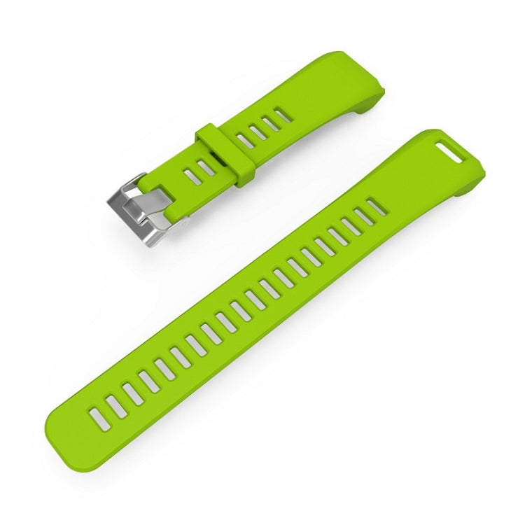 Silicone Sport Watch Band for Garmin Vivosmart HR(Green)