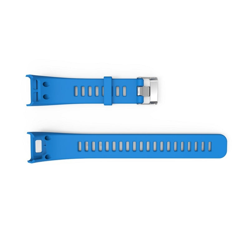 Silicone Sport Watch Band for Garmin Vivosmart HR(Blue)