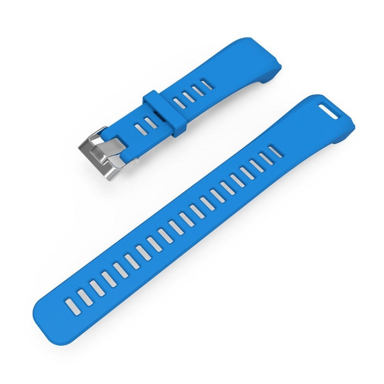 Silicone Sport Watch Band for Garmin Vivosmart HR(Blue)