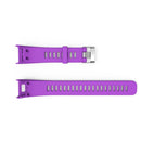 Silicone Sport Watch Band for Garmin Vivosmart HR(Purple)