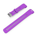 Silicone Sport Watch Band for Garmin Vivosmart HR(Purple)
