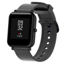 Silicone Glossy Sport Watch Band for Huami Amazfit Bip Lite Version 20mm (Black)