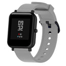 Silicone Glossy Sport Watch Band for Huami Amazfit Bip Lite Version 20mm (Grey)