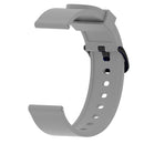 Silicone Glossy Sport Watch Band for Huami Amazfit Bip Lite Version 20mm (Grey)