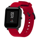 Silicone Glossy Sport Watch Band for Huami Amazfit Bip Lite Version 20mm (Red)