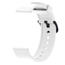 Silicone Glossy Sport Watch Band for Huami Amazfit Bip Lite Version 20mm (White)