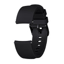 Crazy Horse Texture Silicone Watch Band for Huami Amazfit Bip Lite Version 20mm (Black)