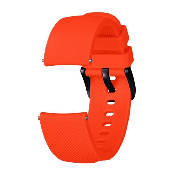 Crazy Horse Texture Silicone Watch Band for Huami Amazfit Bip Lite Version 20mm (Coral)