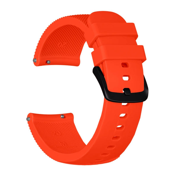 Crazy Horse Texture Silicone Watch Band for Huami Amazfit Bip Lite Version 20mm (Coral)