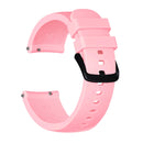 Crazy Horse Texture Silicone Watch Band for Huami Amazfit Bip Lite Version 20mm (Pink)