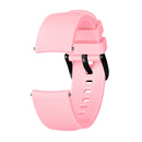 Crazy Horse Texture Silicone Watch Band for Huami Amazfit Bip Lite Version 20mm (Pink)
