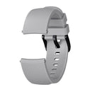 Crazy Horse Texture Silicone Watch Band for Huami Amazfit Bip Lite Version 20mm (Grey)