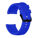 Crazy Horse Texture Silicone Watch Band for Huami Amazfit Bip Lite Version 20mm (Blue)