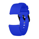 Crazy Horse Texture Silicone Watch Band for Huami Amazfit Bip Lite Version 20mm (Blue)