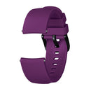 Crazy Horse Texture Silicone Watch Band for Huami Amazfit Bip Lite Version 20mm (Purple)