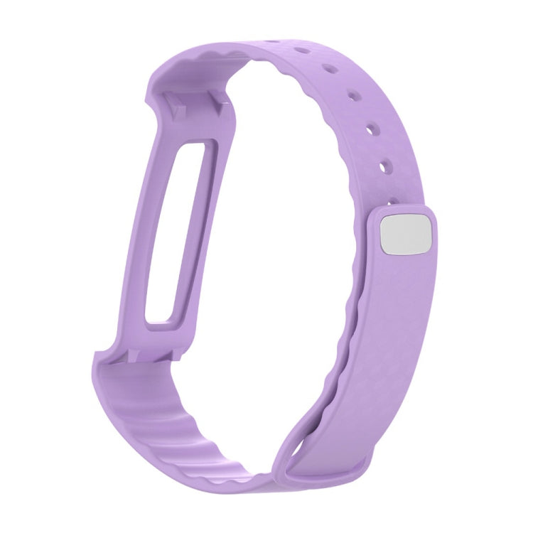 Silicone Watch Band for Huawei Honor A2(Purple)
