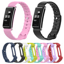 Silicone Watch Band for Huawei Honor A2(Black)