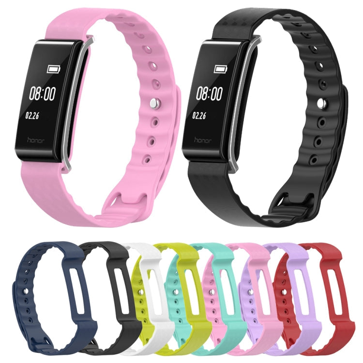 Silicone Watch Band for Huawei Honor A2(Aqua Blue)