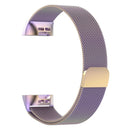Stainless Steel Magnet Watch Band for FITBIT Charge 3, Size:Small, 187x18mm(Colorful Light)