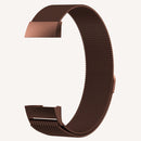 Stainless Steel Magnet Watch Band for FITBIT Charge 3, Size:Small, 187x18mm(Coffee)