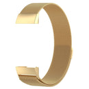 Stainless Steel Magnet Watch Band for FITBIT Charge 3, Size:Small, 187x18mm(Gold)