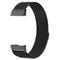 Stainless Steel Magnet Watch Band for FITBIT Charge 3, Size:Large, 217x18mm(Black)