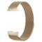 Stainless Steel Magnet Watch Band for FITBIT Charge 3, Size:Large, 217x18mm(Champagne Gold)