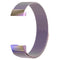 Stainless Steel Magnet Watch Band for FITBIT Charge 3, Size:Large, 217x18mm(Colorful Light)