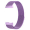 Stainless Steel Magnet Watch Band for FITBIT Charge 3, Size:Large, 217x18mm(Light Purple)