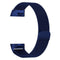 Stainless Steel Magnet Watch Band for FITBIT Charge 3, Size:Large, 217x18mm(Blue)