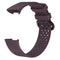 Square Hole Adjustable Sport Watch Band for FITBIT Charge 3(Dark Purple)