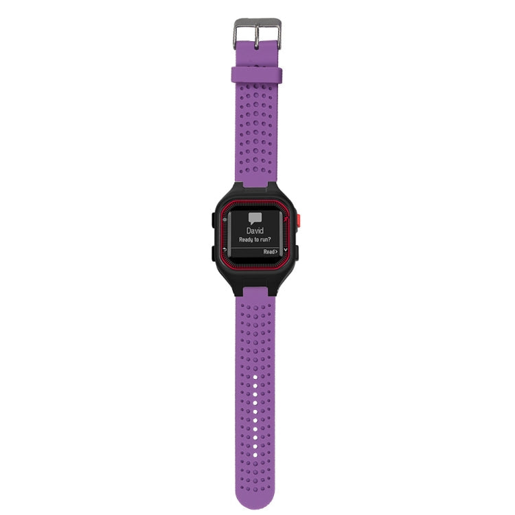 Male Adjustable Watch Band for Garmin Forerunner 25(Purple)
