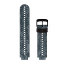 Silicone Sport Watch Band for Garmin Forerunner 235(Black Grey)
