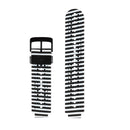 Silicone Sport Watch Band for Garmin Forerunner 235(Black White)