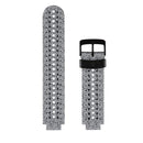 Silicone Sport Watch Band for Garmin Forerunner 235(Grey White)