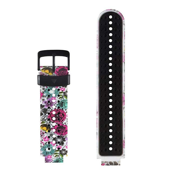 Silicone Sport Watch Band for Garmin Forerunner 235(Rose Red)