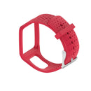 Silicone Sport Watch Band for TomTom 1 Series Runner / Cardio(Red)